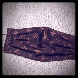 Louie Vuitton material face mask